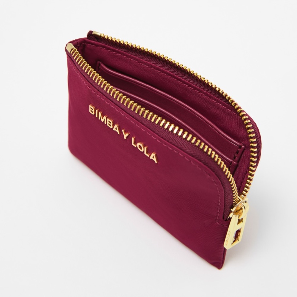 BIMBA Y LOLA  raspberry small wallet